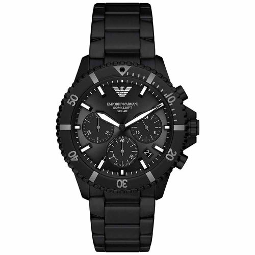 Emporio Armani AR11784 Men's Watch 43 Mm Black
