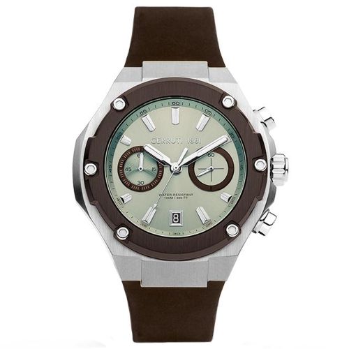 Cerruti 1881 Ciwgo2206101 Men's Watch 55 Mm Brown 