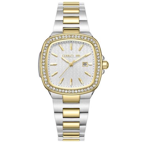 Cerruti 1881 Crw-Ciwlh0020302 Women's Watch 32mm Silver Gold 