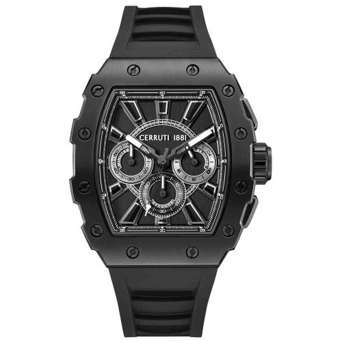 Cerruti 1881 CIWGO0085401 Men’s Watch 44mm Black