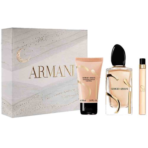 Si EDP 100Ml + EDP 10Ml + Body Lotion 50M Gift Set For Women