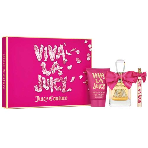 Viva La Juicy EDP 100Ml + EDP 10Ml + Body Lotion 125Ml Gift Set For Women