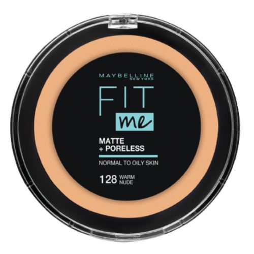 Maybelline New York Fit Me Matte and Pore less Compact Face Powder 128 Warm Nude