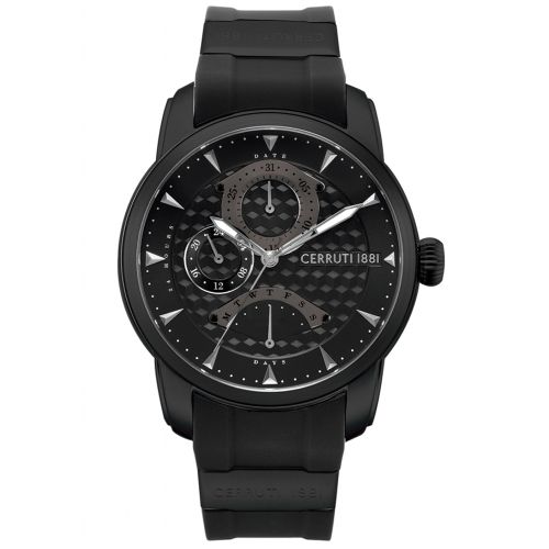 Cerruti 1881 CRWA21609 Men's Watch 43 Mm Black