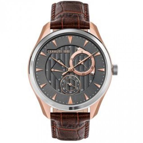 Cerruti 1881 CRWA29902 Men's Watch 42 Mm Brown 