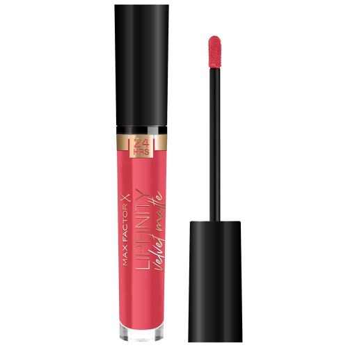 Max Factor Lipfinity Velvet Matte 24Hr Lipstick 025 Red Luxury