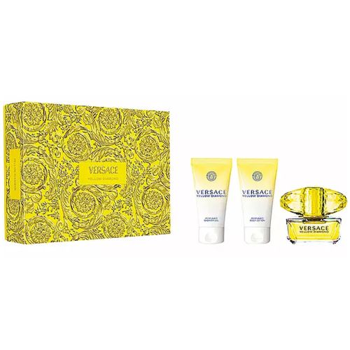 Yellow Diamond EDT 50Ml + Body Lotion 50Ml + Bath & Shower Gel 50Ml Gift Set For Women