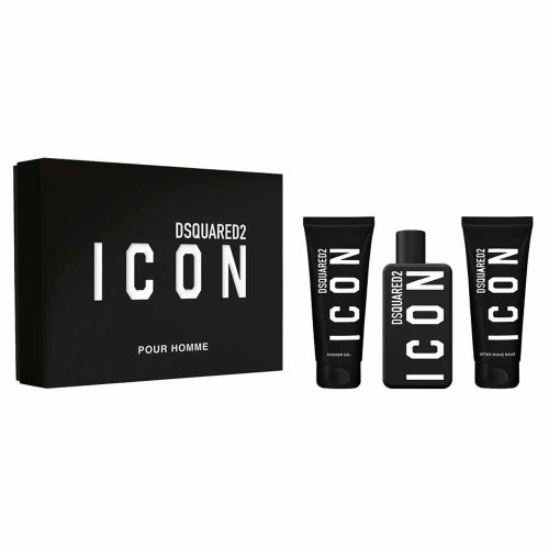 Icon EDP 100Ml + Shower Gel 100Ml + After Shave Balm 100Ml Gift Set For Men