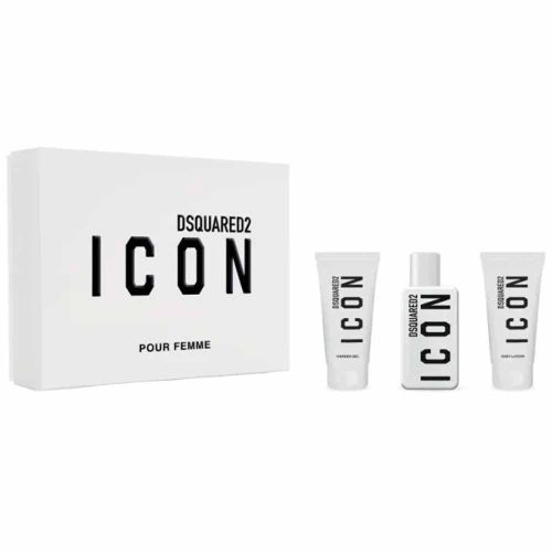 Icon EDP 50Ml + Shower Gel 50Ml + Body Lotion 50Ml Gift Set For Women