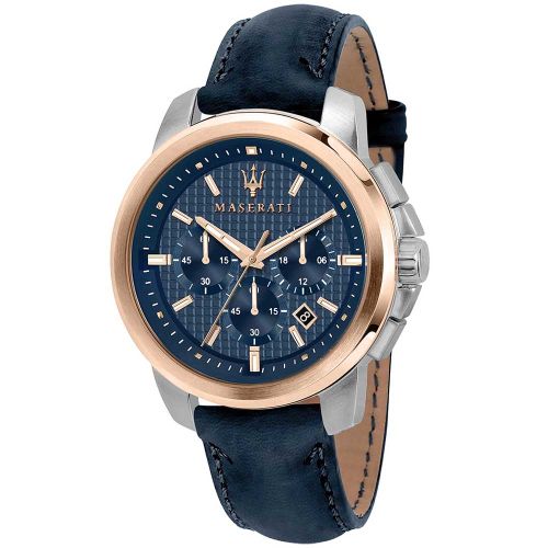 Maserati Attrazione R8871621015 Men's Watch 44mm Blue 