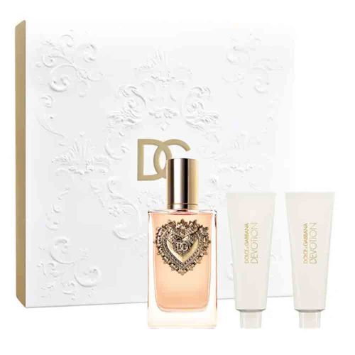 Devotion EDP 100Ml + Shower Gel 50Ml + Body Lotion 50Ml Gift Set For Women
