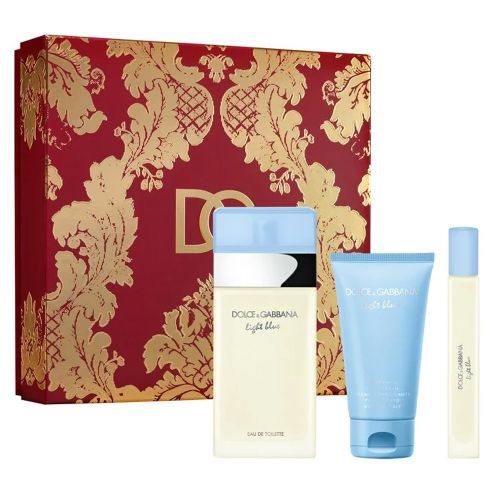 Light Blue EDT 100Ml + EDT 10Ml + Body Cream 50Ml Gift Set For Women