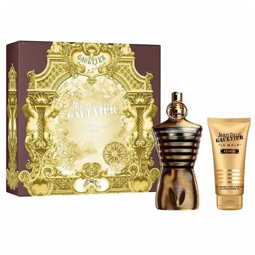 Le Male Elixir Parfum 125Ml + Shower Gel 75Ml Gift Set For Men