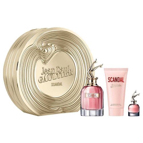 Scandal EDP 80Ml + EDP 6Ml + Body Lotion 75Ml Gift Set For Women