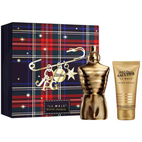 Le Male Elixir Absolu Parfum Intense 125Ml + Shower Gel 75Ml Gift Set For Men