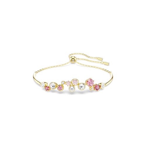 Constella Bracelet, Mixed Cuts, Multicolored, Gold-Tone Plated